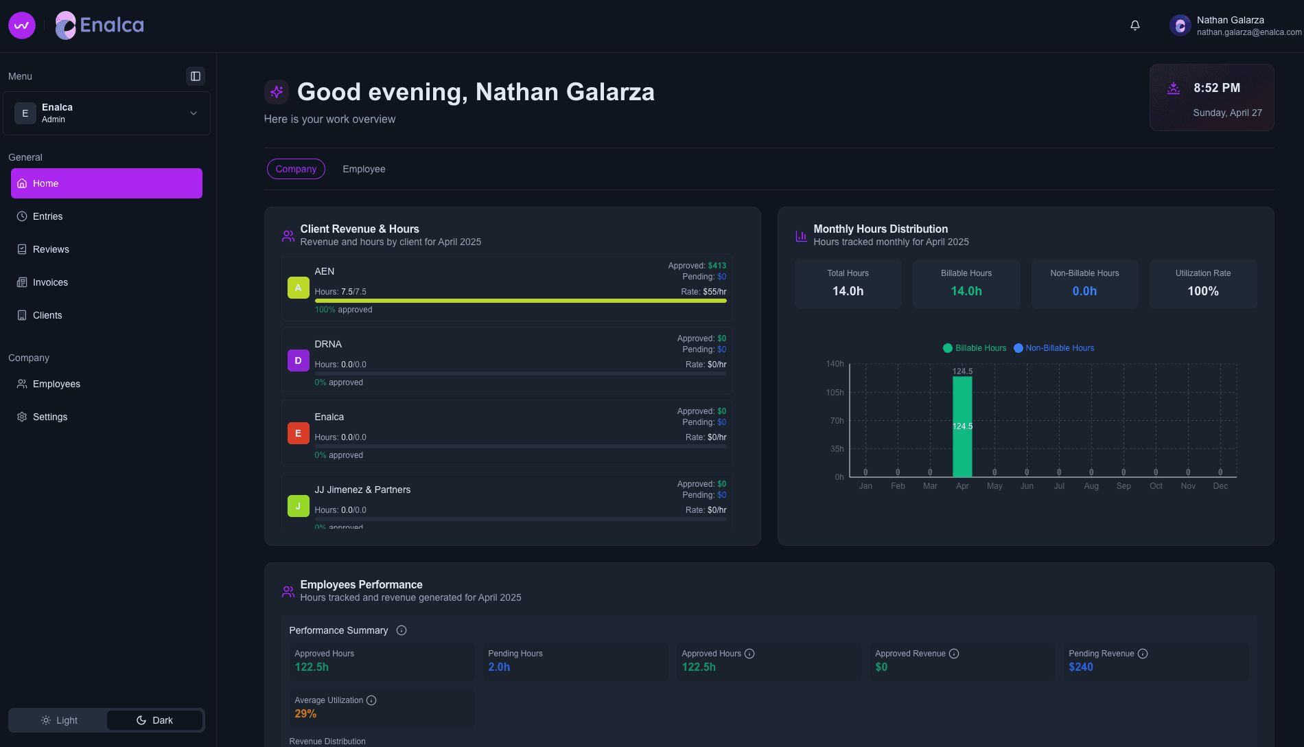 Work+ Dark Mode
